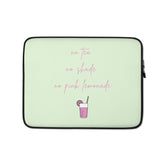 No Tea No Shade No Pink Lemonade Laptop Sleeve